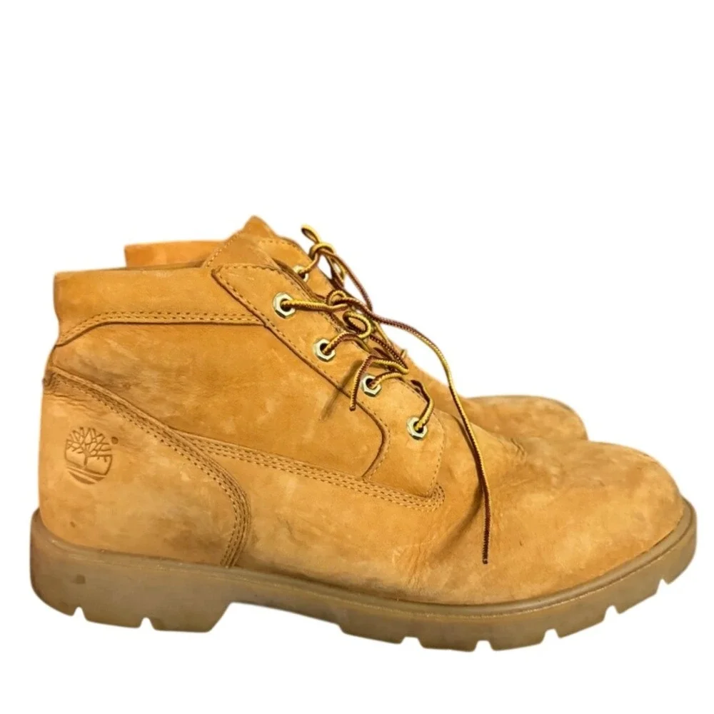 Timberland Nellie Chukka Double Waterproof Wheat Nubuck Ankle Boots Mens 12